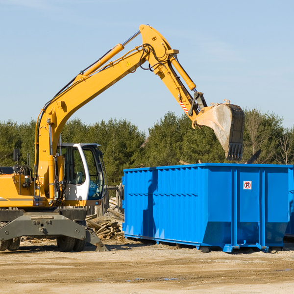 what are the rental fees for a residential dumpster in Thompson IA